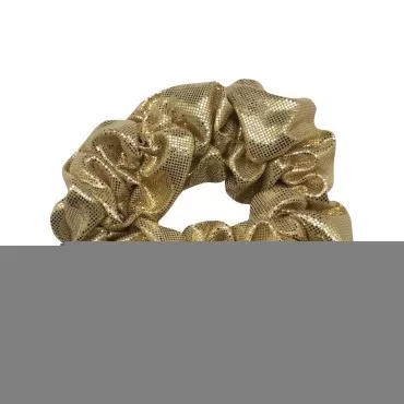 4 Pack Metallic School Performance Hair Scrunchies...