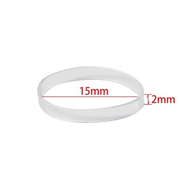 minihope 1200 clear hair elastics, Clear Polyband ...