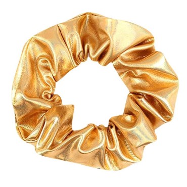 OTYOU 6 Pack PU Leather Dance Hair Scrunchies Gold...