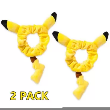 2 Pieces Cute Yellow Hair Scrunchies Hair Ties for...
