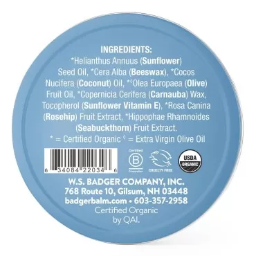 Badger - Unscented Lip Butter, Moisturizing Organi...