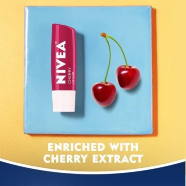 Nivea A Kiss of Cherry Fruit Lip Care - 0.17 oz