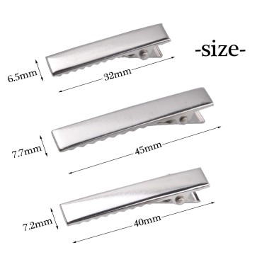 150 Pieces Alligator Hair Clips Flat Top with Teet...