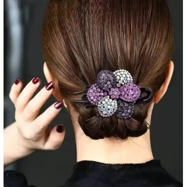 Yusier 6 Piece Large Floral Rhinestone Elegant Hai...