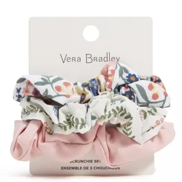 Vera Bradley Women's Scrunchie Hair Accessory Set,...