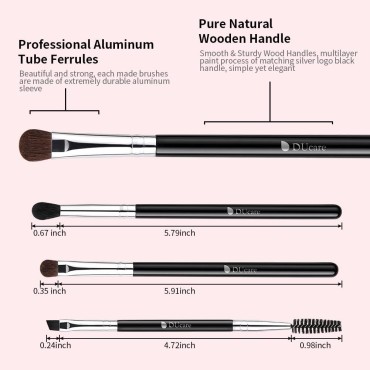 DUcare Eyeshadow Brush Set 6pcs Premium Eye Makeup...