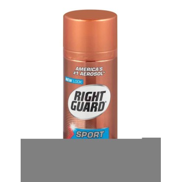 Right Guard Sport Deodorant, Aerosol, Original 8.5 oz (Pack of 6)
