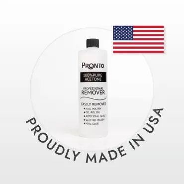 Pronto 100% Acetone Gel Nail Polish Remover for Na...