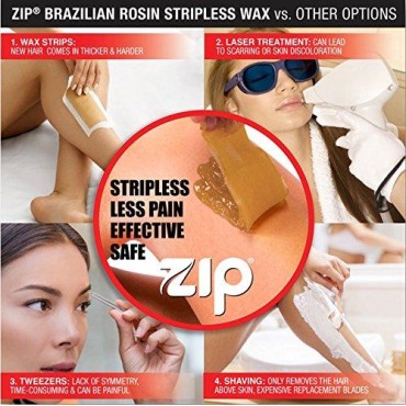 Zip Wax Hot Wax Hair Remover 7 Oz by ZIP...