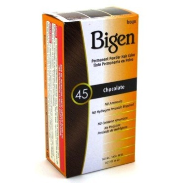 Bigen Powder Hair Color #45 Chocolate 0.21oz (6 Pa...