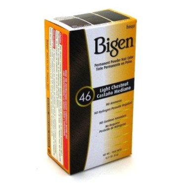 Bigen Powder Hair Color #46 Light Chestnut 0.21oz ...