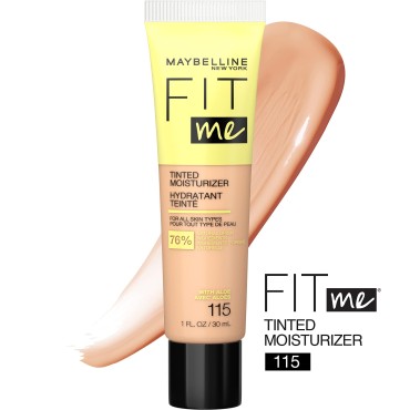 Maybelline Fit Me Tinted Moisturizer, Natural Cove...