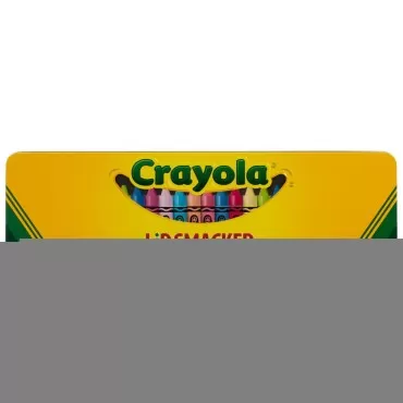 Lip Smacker Crayola Flavored Lip Balm Collectors Tin | Flavor Vault | Dry Lips | For Kids, Men, Women | Stocking Stuffer | Christmas Gift | Set of 12