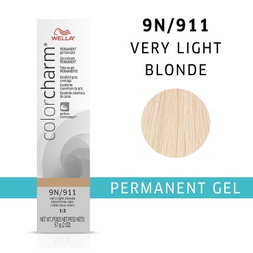 WELLA Color Charm Permanent Gel, Hair Color for Gr...