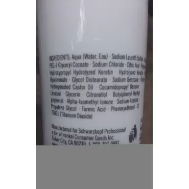 Schwarzkopf Bc Bonacure Moisture Kick Shampoo Unisex, 250 ml