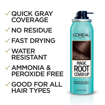 L'Oreal Paris Magic Root Cover Up Gray Concealer S...