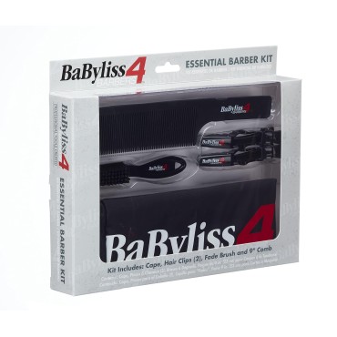 BaBylissPRO Barberology Essential Barber Kit, Cape...