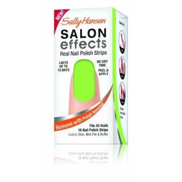 Sally Hansen Salon Effects Real Nail Polish Strips, Get The Point, 16 Count