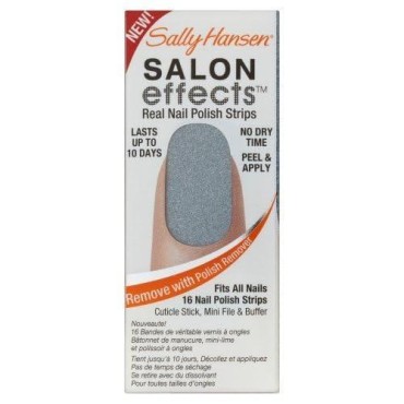 Sally Hansen Salon Effects Real Nail Polish Strips, Get The Point, 16 Count