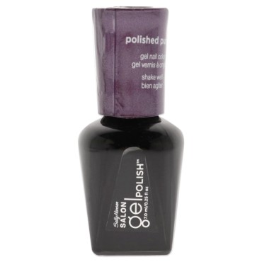 Sally Hansen Salon Gel Nail Polish, Polished Purple, 0.25 Fl Oz (Pack of 1)