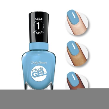 Sally Hansen Miracle Gel Digi-Teal, .5 Oz, Pack Of 1