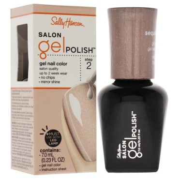 Sally Hansen Salon Gel Polish - 175 Sequin Stiletto Nail Polish Women 0.23 oz