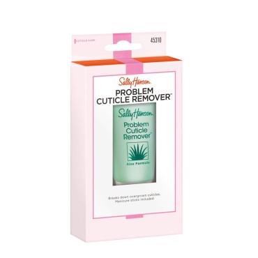 Sally Hansen Problem Cuticle Remover™, Eliminate Thick & Overgrown Cuticles, 1 Oz, Cuticle Remover Cream, Gel, Ph Balance Formula, Infused with Aloe Vera to Soothe and Condition