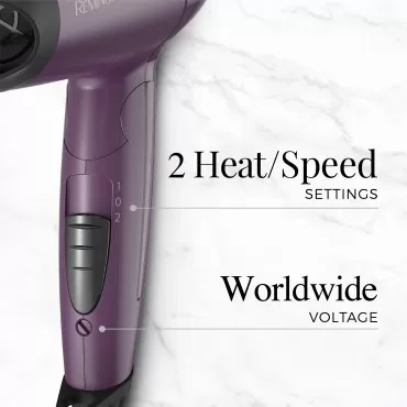 Remington Advanced Thermal Technology Hair Dryer, Travel Friendly Folding Handle, 1875 Watts of Drying Power