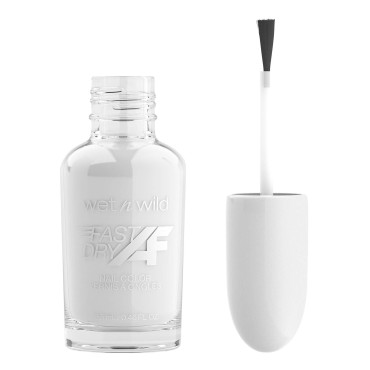 Wet n Wild Fast Dry AF Nail Polish Color, White Lo...