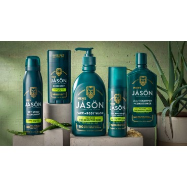 JASON Men's Calming 2-in-1 Shampoo + Conditioner, 12 oz