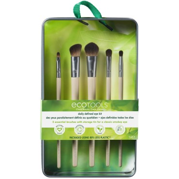 EcoTools Daily Defined Eye Makeup Brush Kit, Trave...