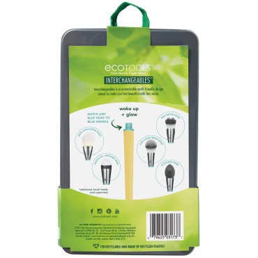 EcoTools Wake Up + Glow Interchangeables Makeup Br...