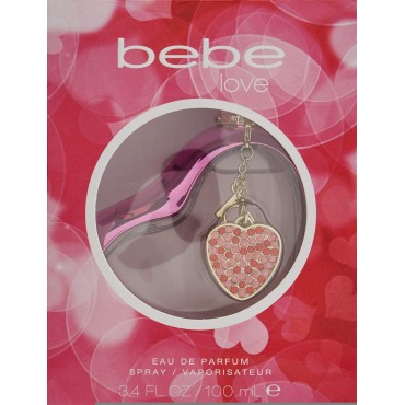 bebe Love Eau de Parfum Spray, 3.4 Ounce, I0032162...