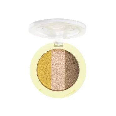 The Crème Shop | BT21 Baby CHIMMY Ultra-Pigmented Eyeshadow Trio - Banana Taffy