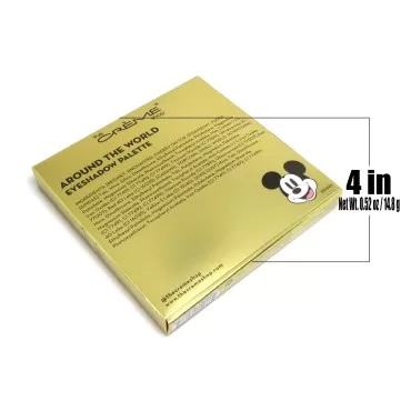 The Creme,Disney Around the World Eyeshadow Palette Mickey Mouse DMES7237 Eye Shadow + Free Zipper Bag