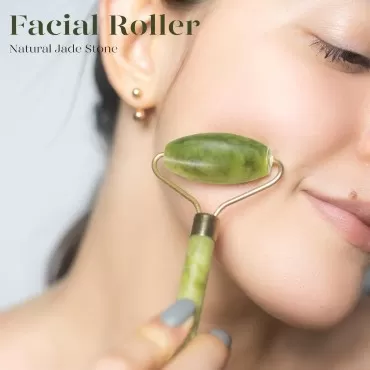 BAIMEI Jade Roller & Gua Sha, Face Roller, Facial ...