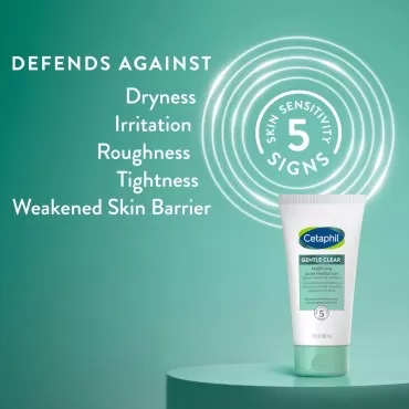 Cetaphil Face Moisturizer, Gentle Clear Mattifying...