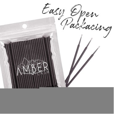 Amber Lash Micro Q-tip Brush Applicators for Eyela...