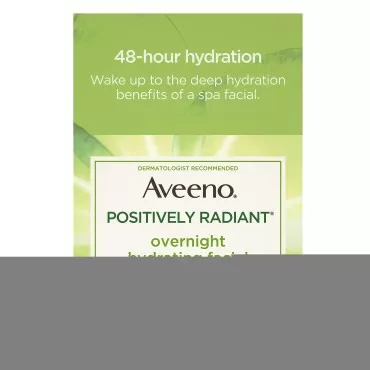 Aveeno Positively Radiant Overnight Hydrating Faci...