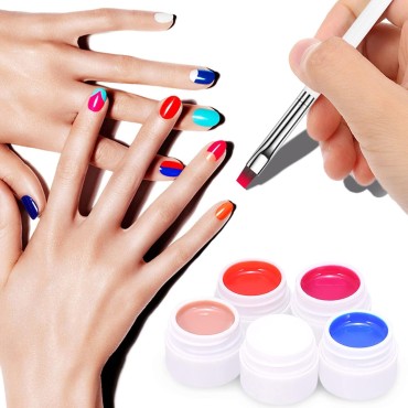 Anself 36 Colors Nail Polish, Paint Kit, Gel Paint...