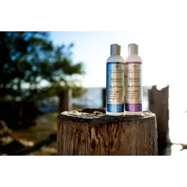 Hair Growth Shampoo & Conditioner with Biotin - Deep Conditioner for Dry Damaged Hair & Volumizing for Thinning Hair - Sulfate Free & Hydrating Shampoo for Hair Loss & Color Treated Hair - (8oz)