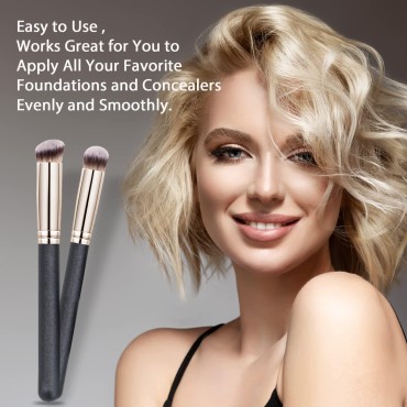 Makeup Brushes Dpolla Pro Foundation Brush and Fla...