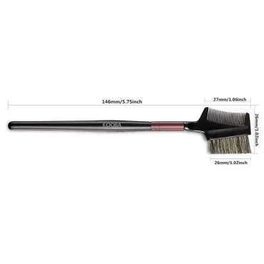 KOOBA Eyebrow Brush and Eyelash Comb, Portable Mak...