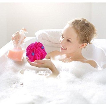 Premium Mesh Poufs (65g/pcs) Bath Sponges Shower L...