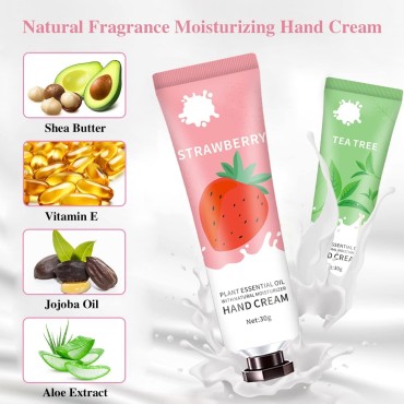 10 Pack Hand Cream Gifts Set For Women,Natural Sce...
