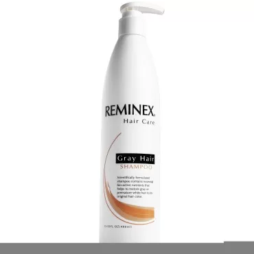 Reminex Anti Grey Hair Shampoo And Conditioner - Color Restore Set To Prevent Gray Hairs and Overall Aging of Hair - Hydrates and Promotes Hair Growth - 1 Pack