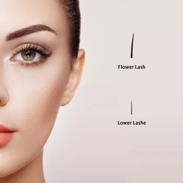 LMQLASH Flower Mix Cluster Lash 9-14mm/curl C/0.07/Individual Eyelashes Natural Diy individual cluster Eyelash