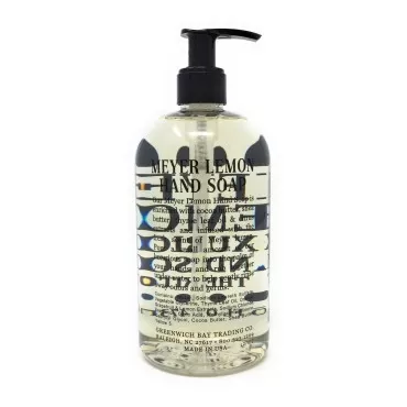 Greenwich Bay Trading Co. Luxurious Hand Soap For The Kitchen, 16 Ounce, Meyer Lemon