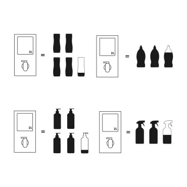 ATTITUDE Colorlast Shampoo, EWG Verified, Dermatologically Tested, Plant- and Mineral-Based Ingredients, Vegan and Cruelty-free, Avocado Oil and Pomegranate, Bulk Refill, 67.62 Fl Oz