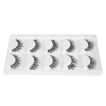 10Pcs 2 types of false eyelashes, False eyelashes ...